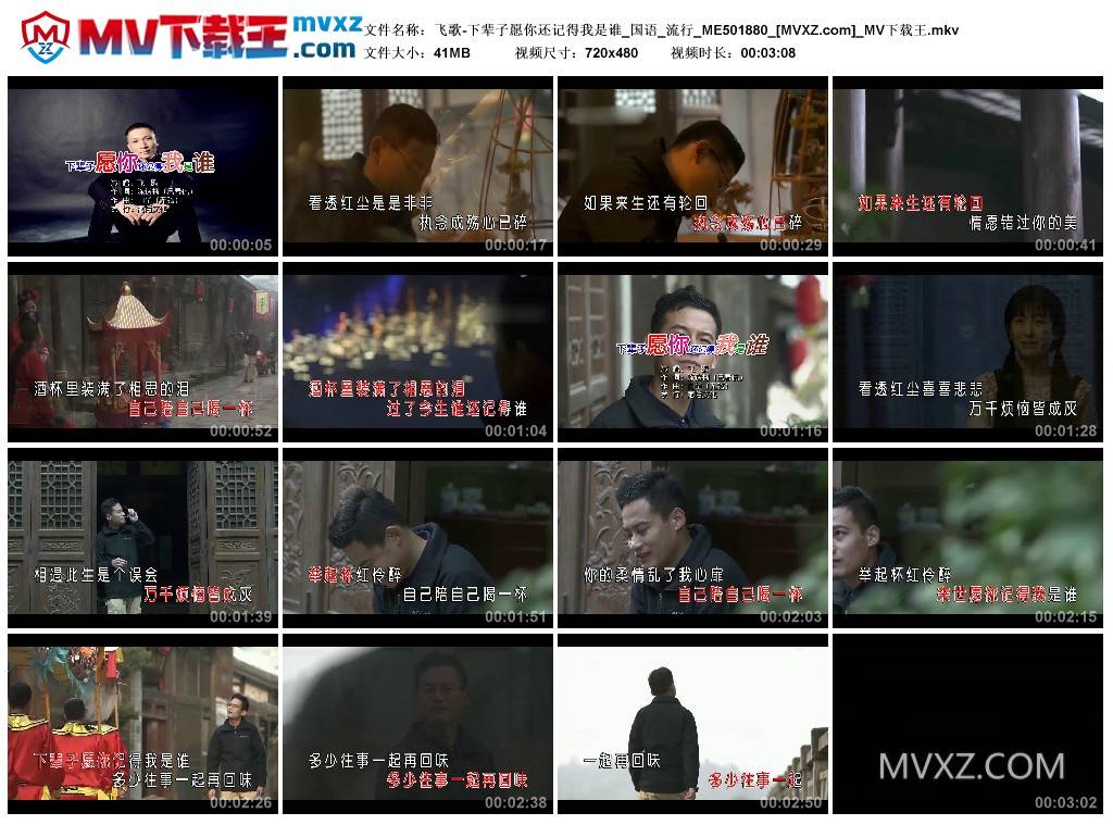 飞歌-下辈子愿你还记得我是谁_国语_流行_ME501880